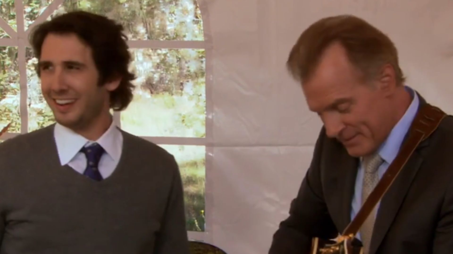 Josh Groban appared in two episodes of The Office (Image via / Netflix)