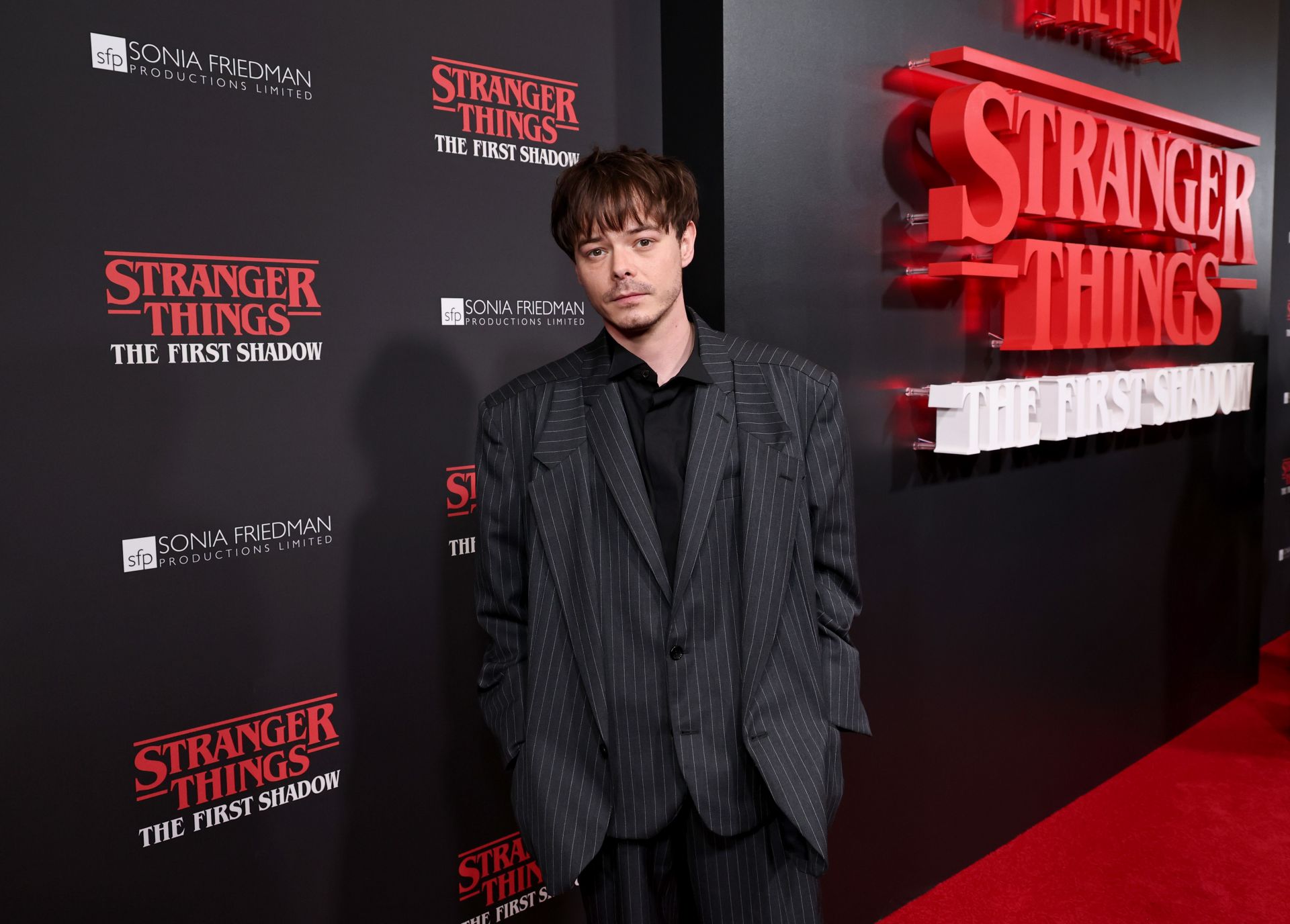 Charlie Heaton at Stranger Things: The First Shadow Broadway Opening Night (Image via Getty)