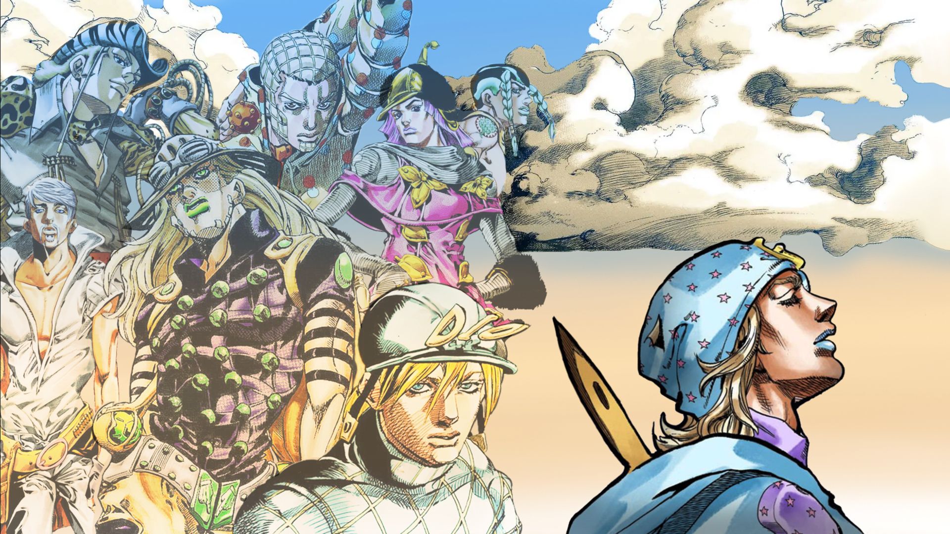Johnny Joeastar and others in Steel Ball Run (Image credit: Shueisha )