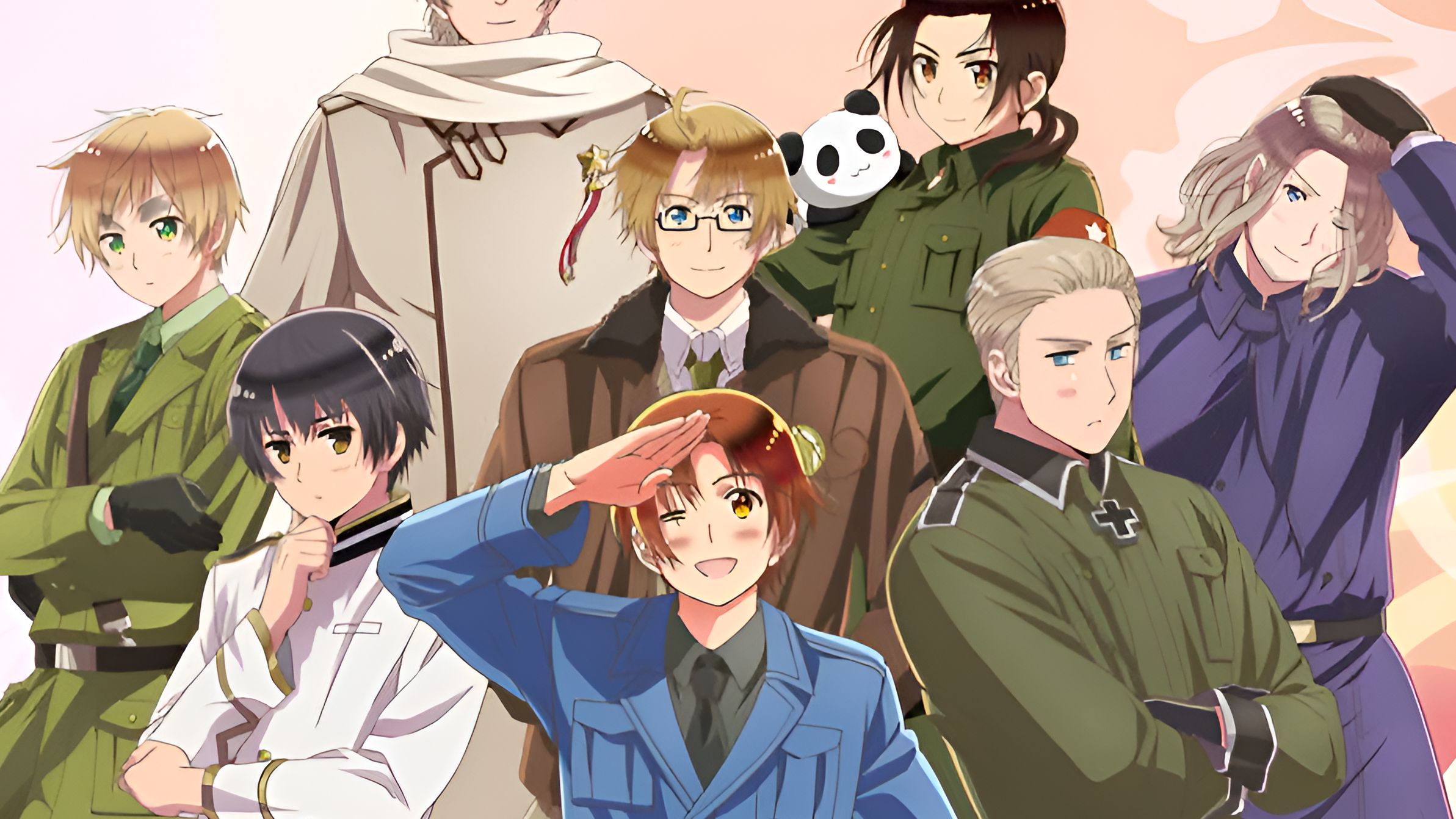 Main cast in the anime (Image credit: Studio Deen)