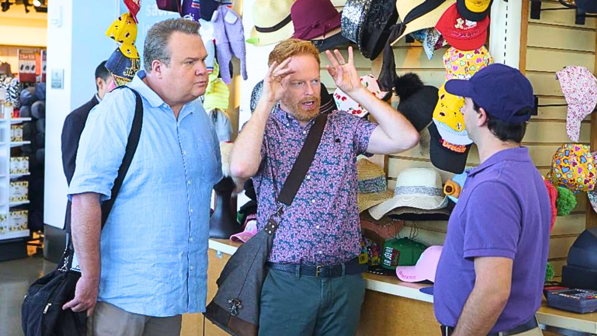 Jesse Tyler Ferguson and Eric Stonestreet in Modern Family (Image via ABC)
