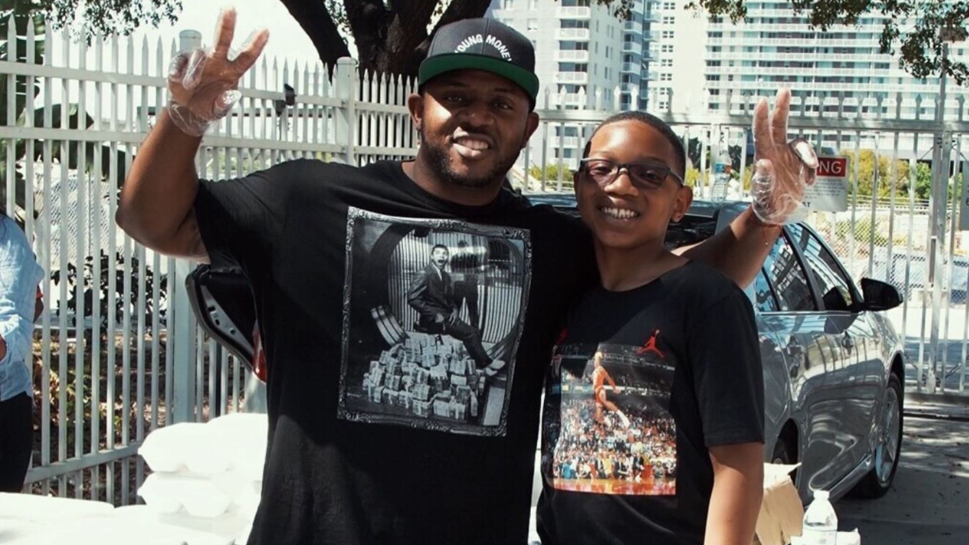 Mack Maine and his son, Isaiah &quot;Zeke&quot; (Image via Instagram)