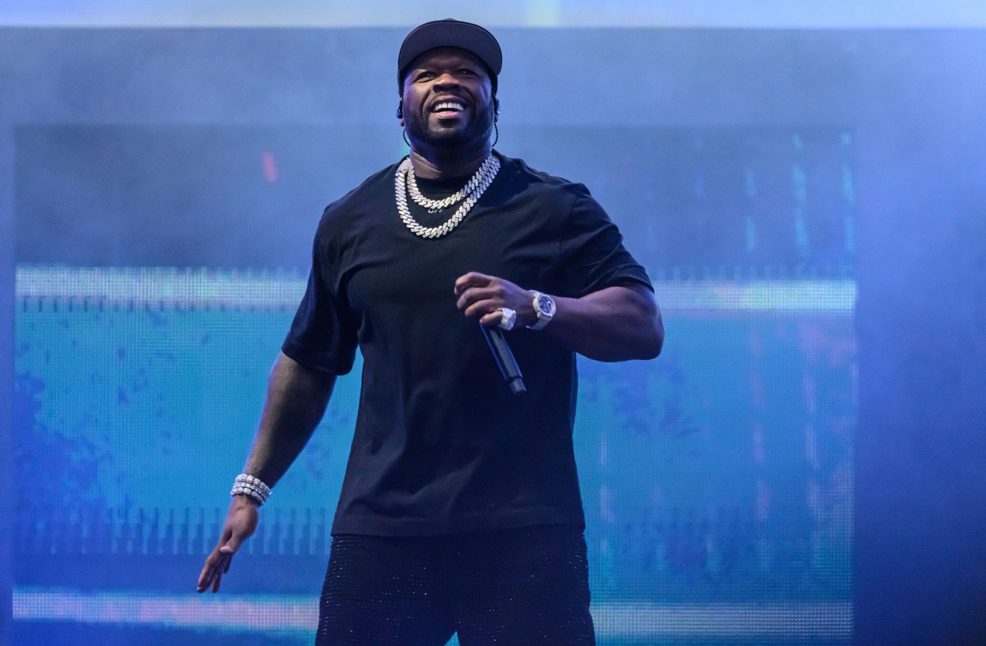 50 Cent X Mary J. Blige X A Boogie Wit Da Hoodie Perform At Tottenham Hotspur Stadium - Source: Getty