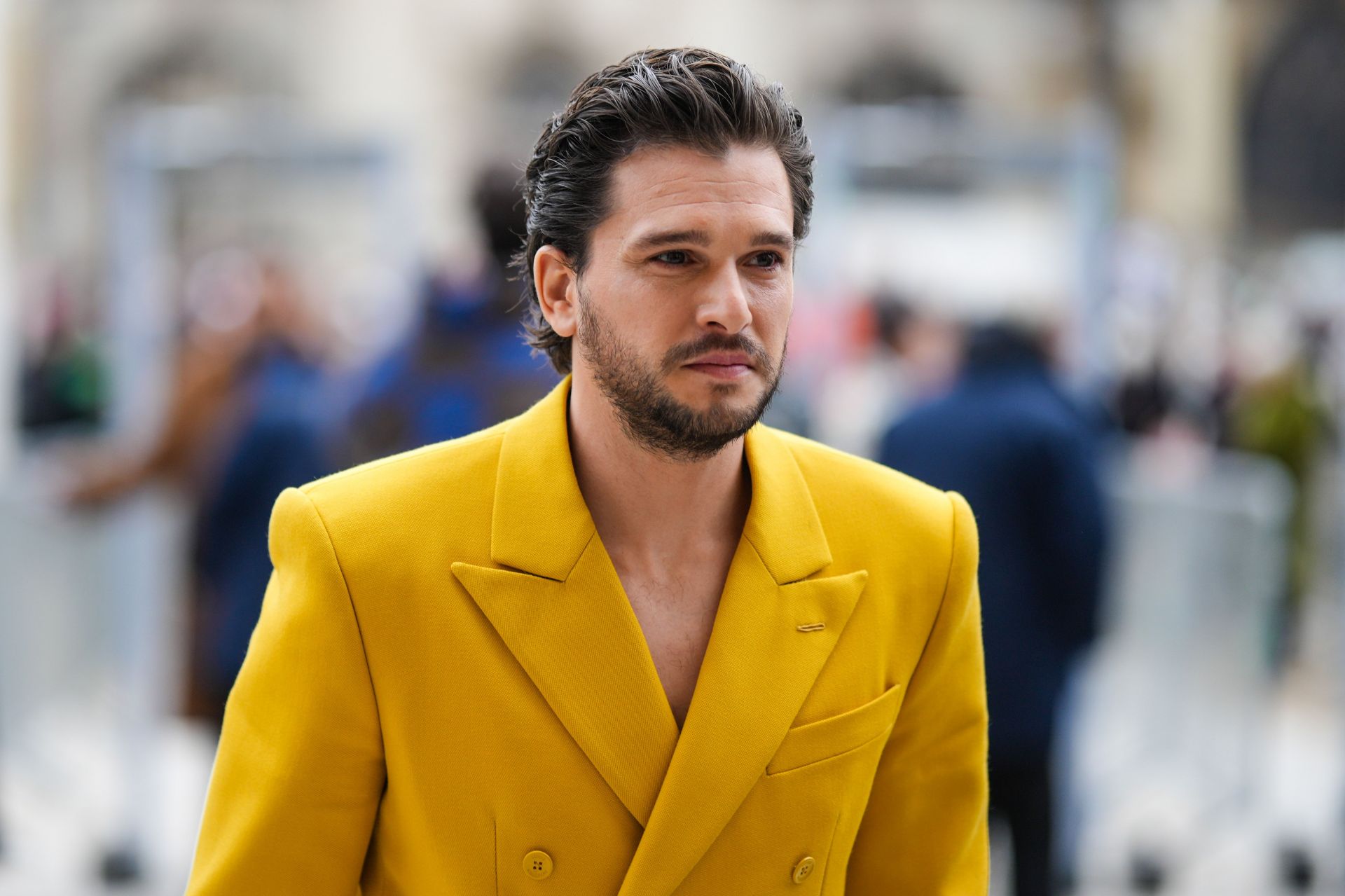 Celebrity Sightings - Paris Fashion Week - Menswear Fall Winter 2023 2024 : Day Three - Source: Getty