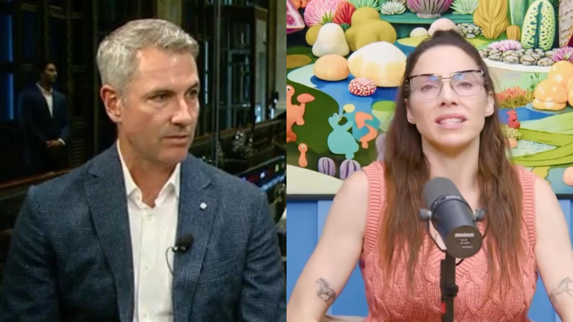 Astronomer CEO, Andy Byron, who is married was caught sharing an intimate moment with his co worker while attending a Coldplay concert(via/YouTube/Instagram/SiliconAngletheCube/WhitneyCummings)