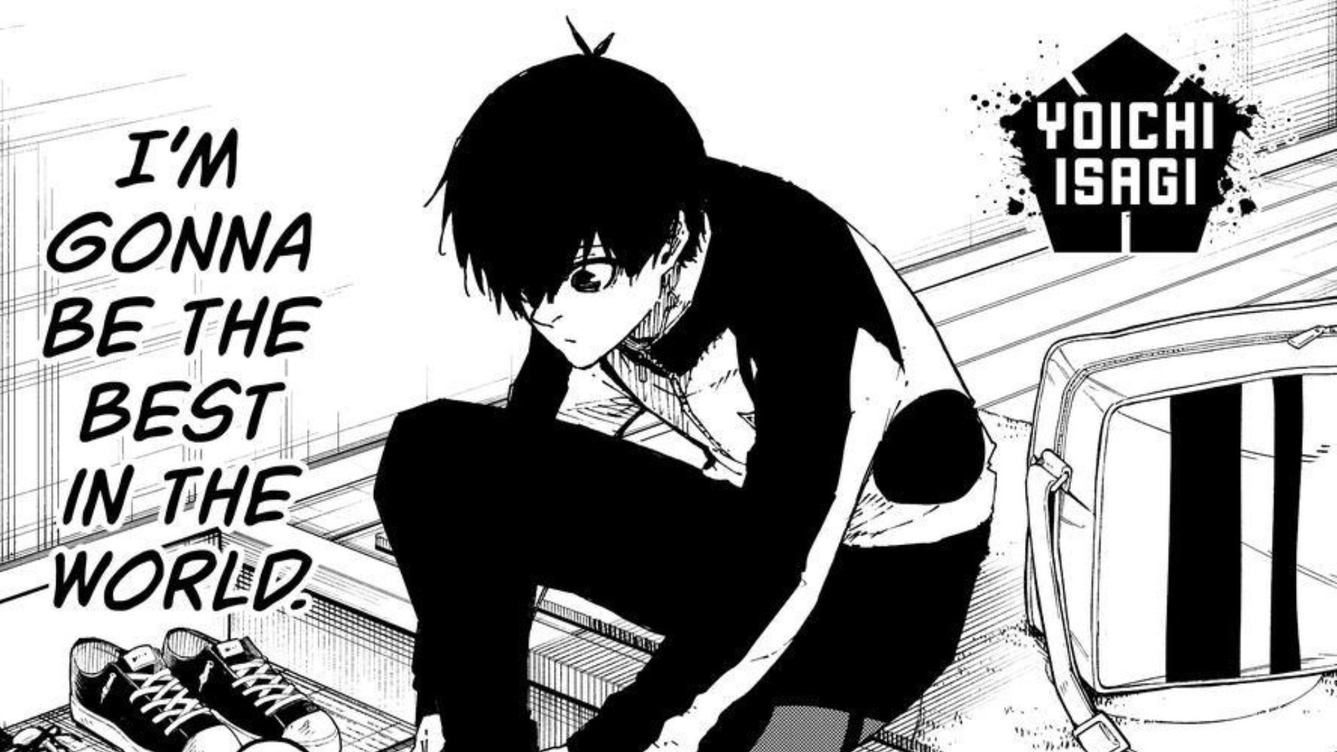 Isagi as seen in the manga (Image via Kodansha)