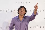 M Night Shyamalan 'La Visitia' film premiere, Madrid. (Image via Getty)