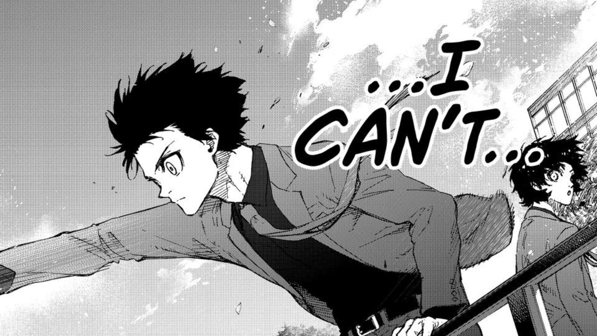 Isagi as seen in the manga 