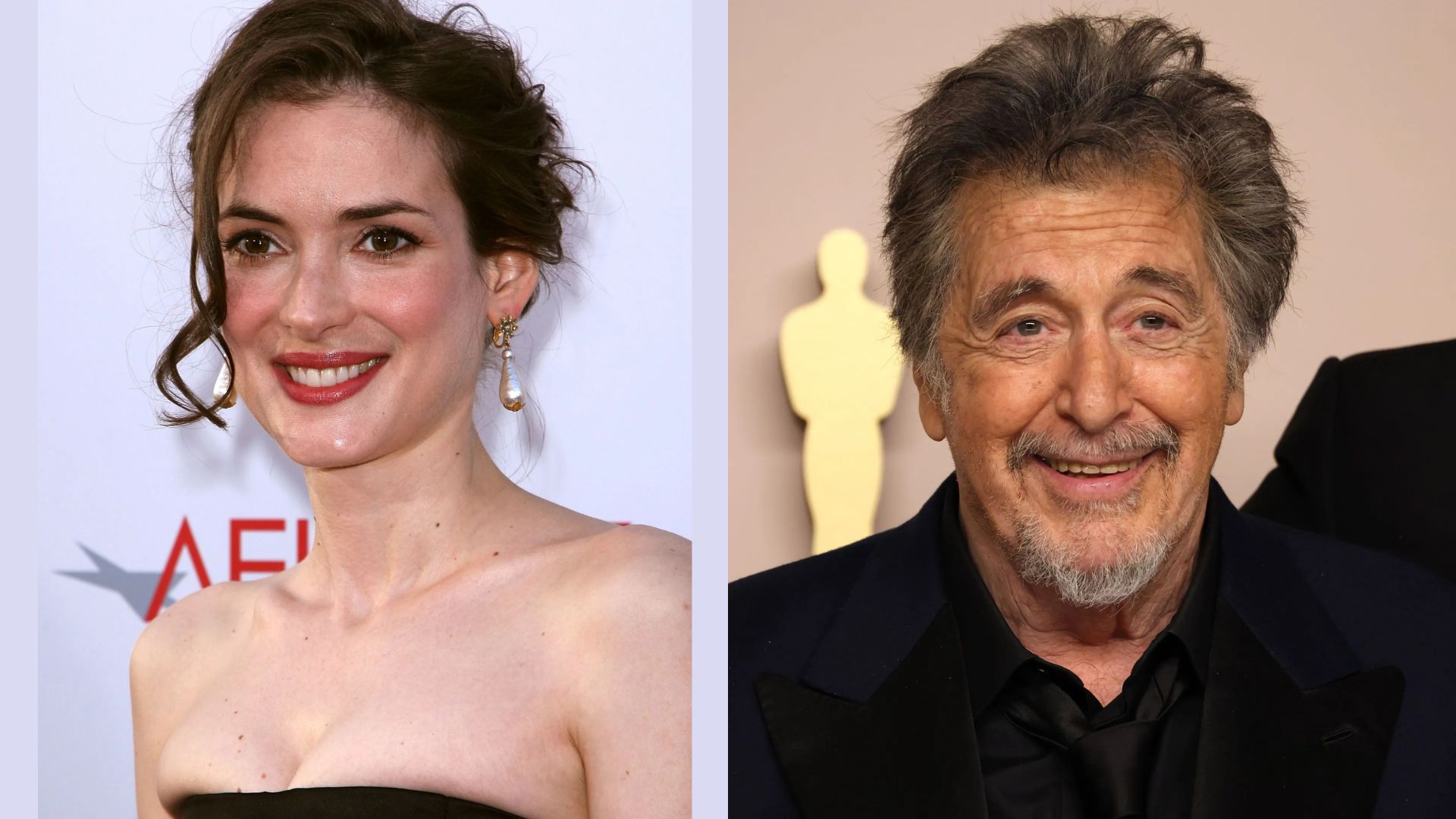 Winona Ryder and Al Pacino (Image via Getty)