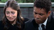 Molly and TJ comforted each other at Irene's funeral | Image: ABC