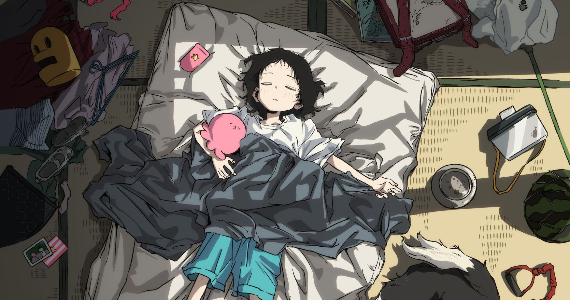 A still image from Takopi anime