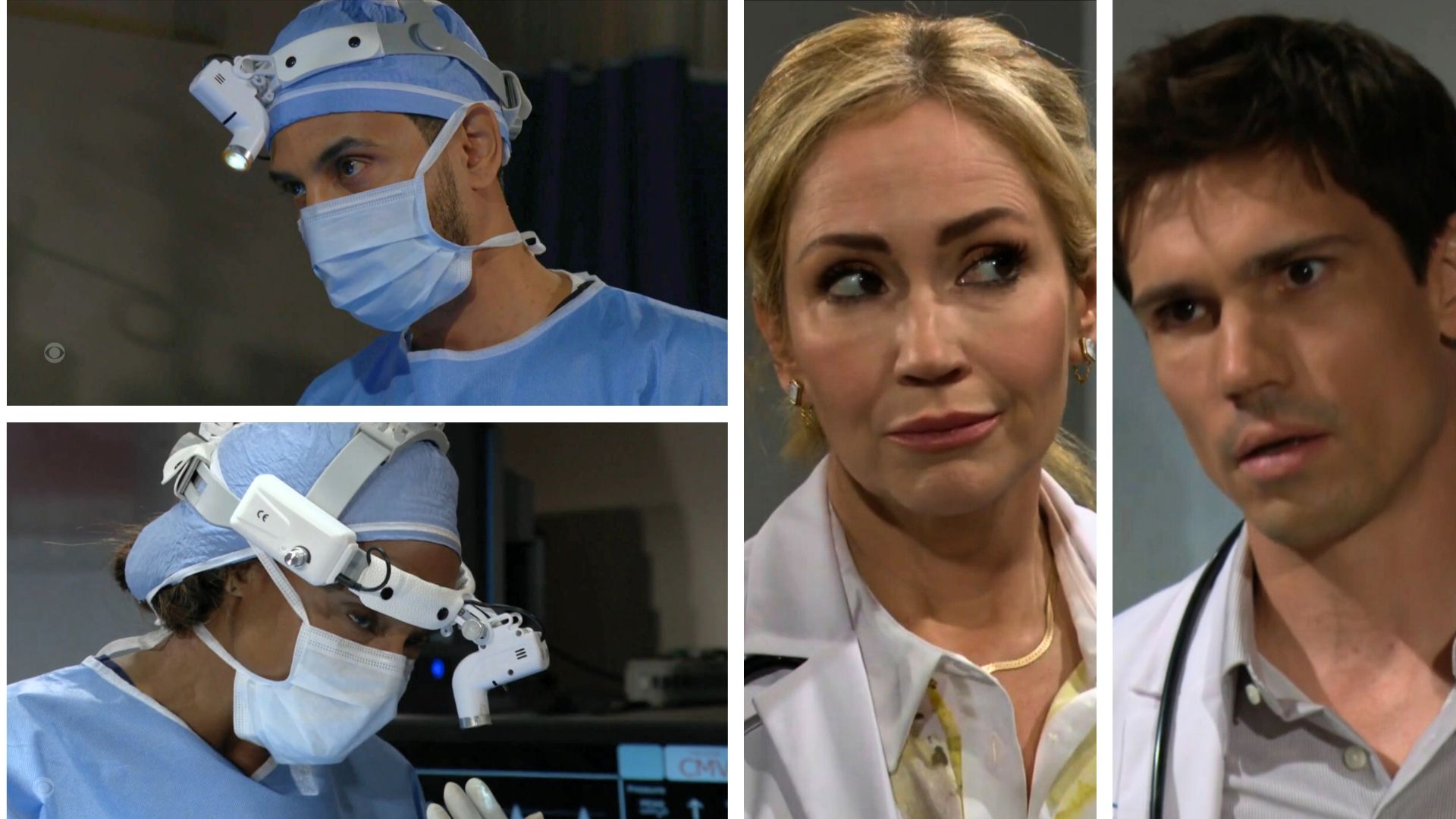 Dr. Adhikari, Grace, Bridget, and Finn on The Bold and the Beautiful | Image: CBS