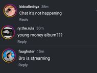 Fans' reaction to Drake's cryptic post (Image via Instagram)