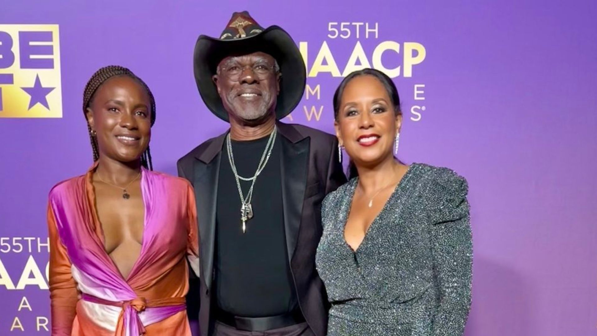 Glynn Turman with his wife and daughter (Image via Instagram/@glynnturman1)