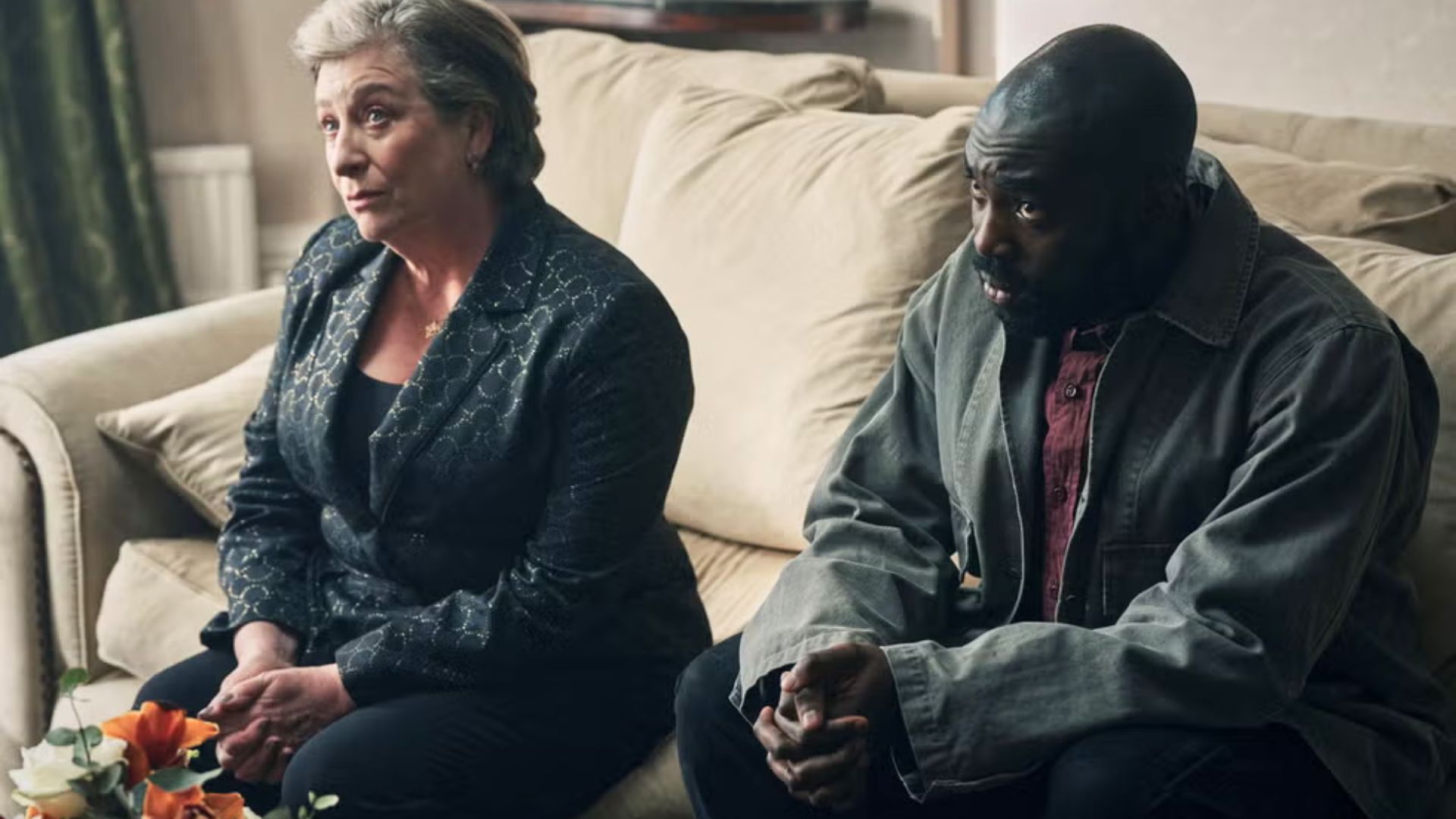 George and Wes (Caroline Quentin) in The Lazarus Project | Image via Prime Video