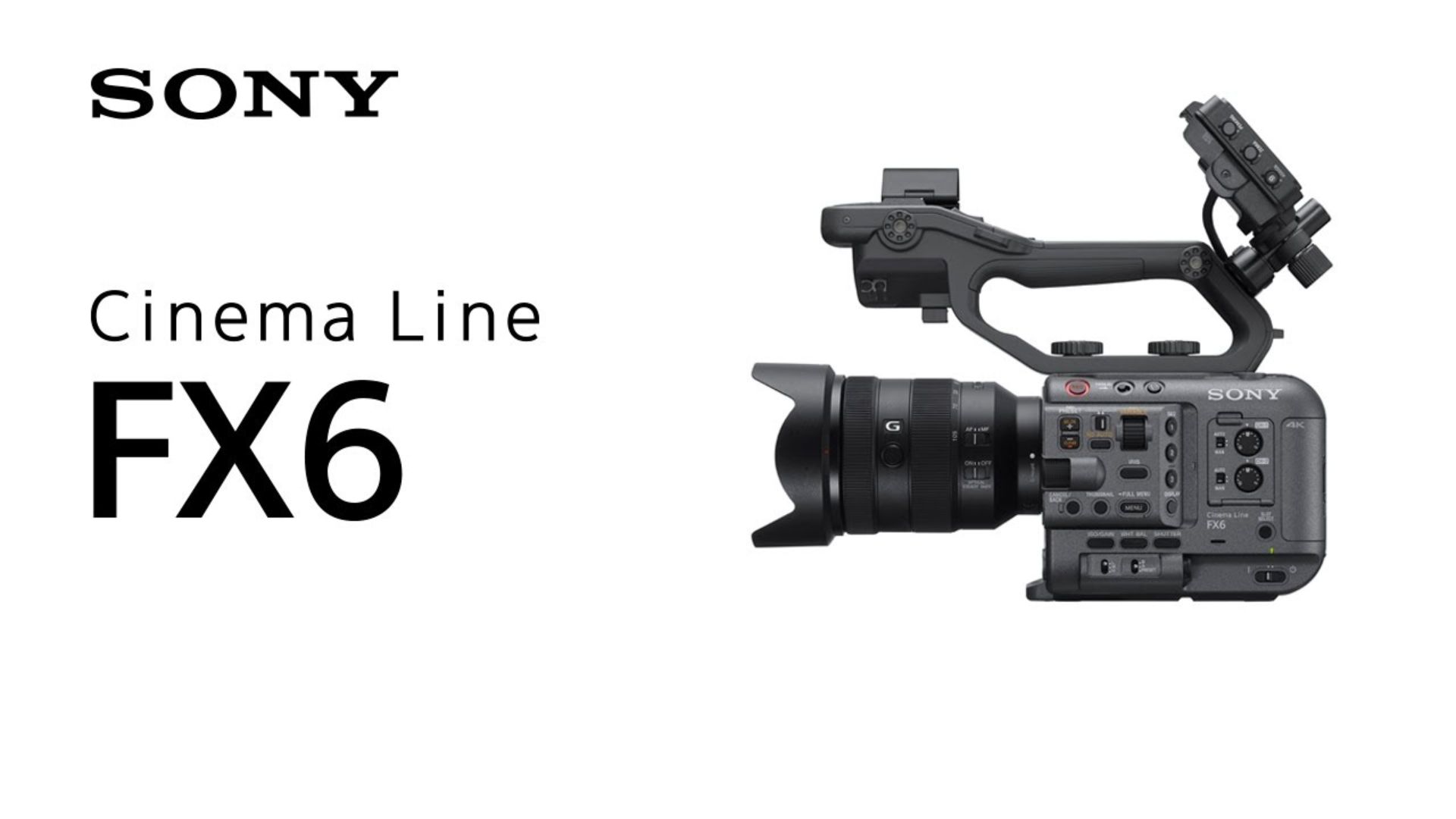 Sony FX6 used in F1 | Image via Sony 