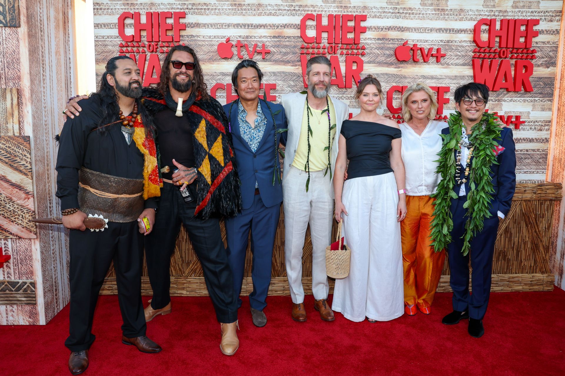 Apple TV+ Hosts Premiere For New Show &quot;Chief Of War&quot; With Jason Momoa - Source: Getty