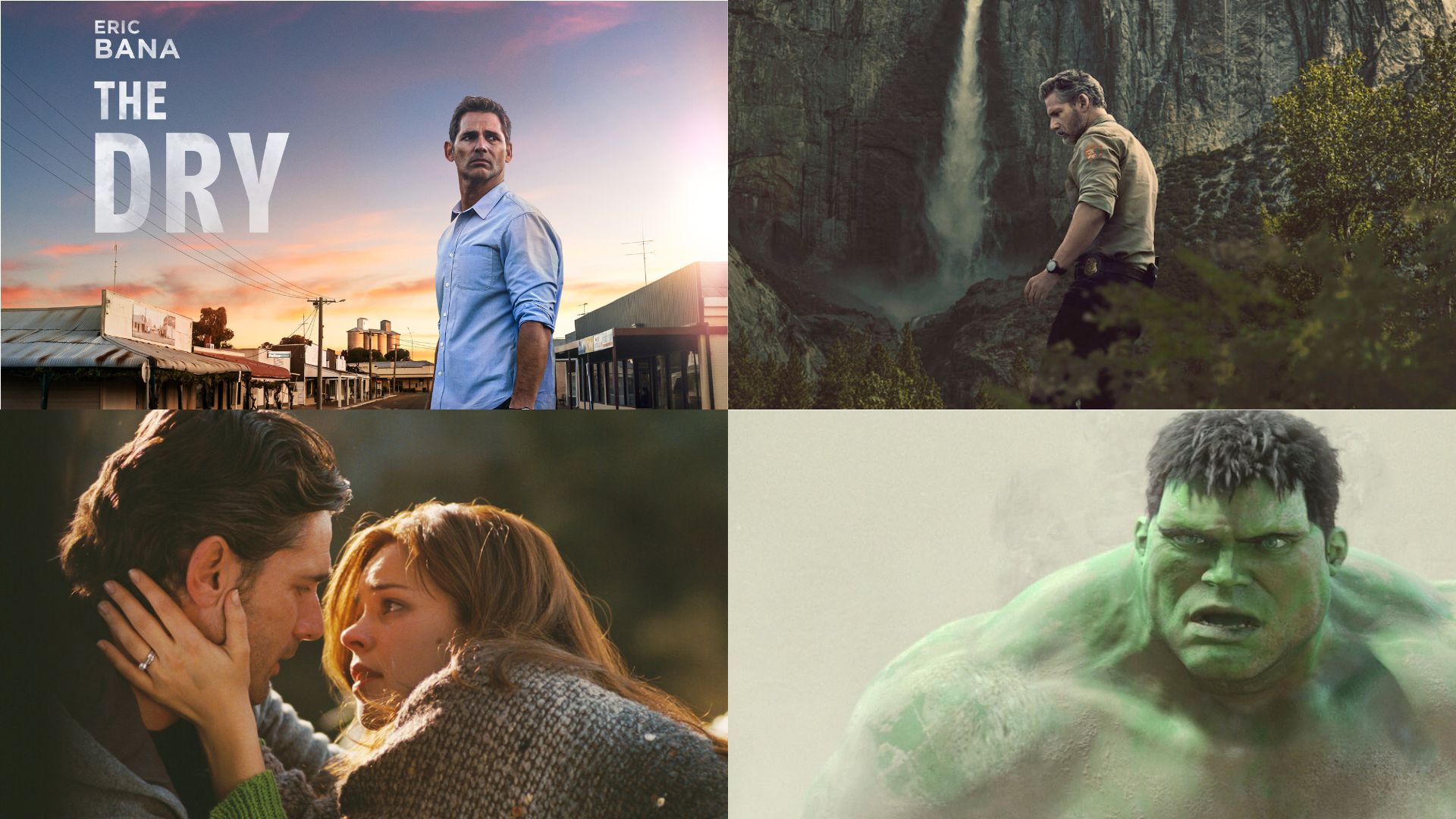 Eric Bana movies and TV shows | Images via Netflix and Prime Video