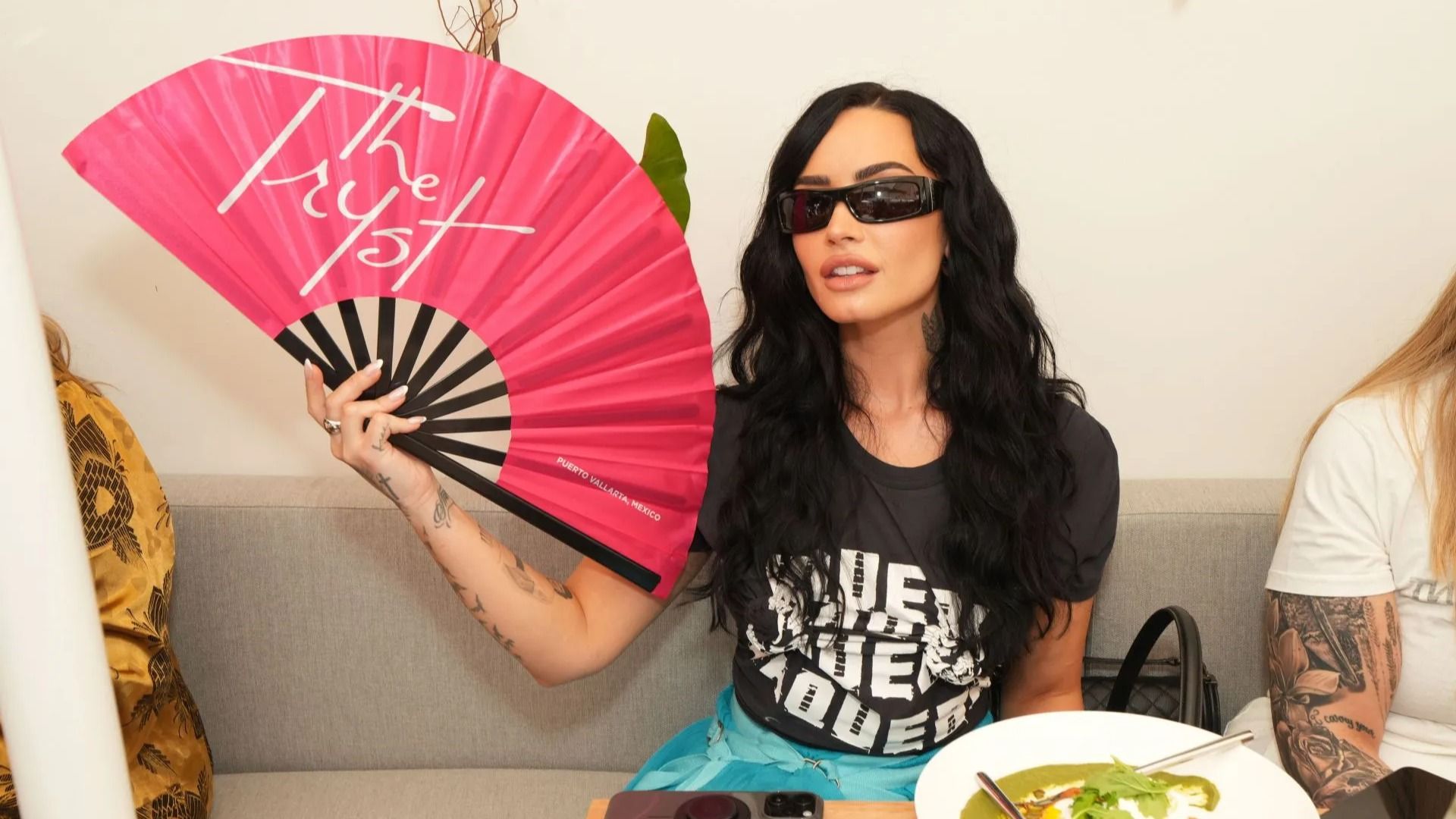 Demi Lovato attends the Drag Brunch during the Grand Opening Weekend - Source: Getty