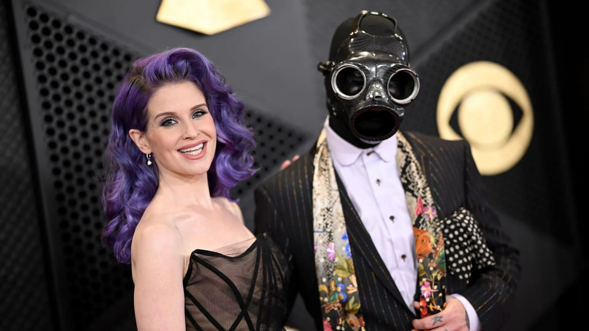 Kelly Osbourne and Sid Wilson attend the 66th GRAMMY Awards - Source: Getty