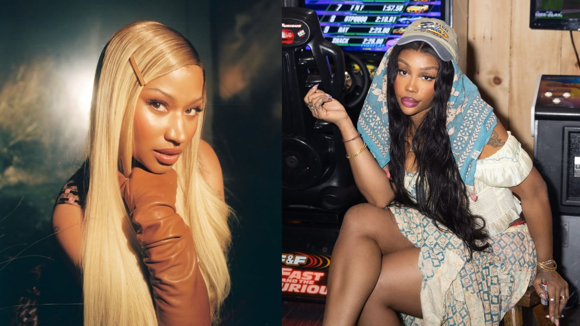 Nicki Minaj and SZA online feud (Image via Instagram)