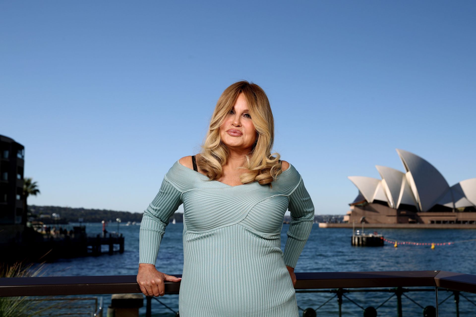 Mike White &amp; Jennifer Coolidge Sydney Press Conference - Source: Getty Photo by Don Arnold