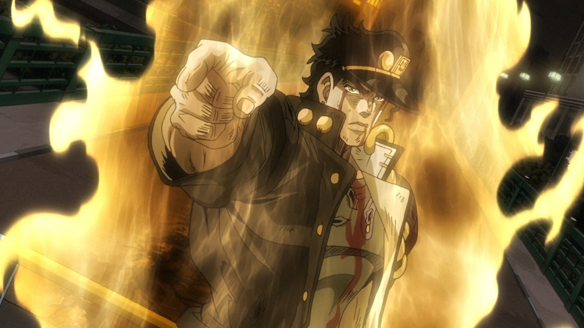 Jotaro Kujo as seen in JoJo