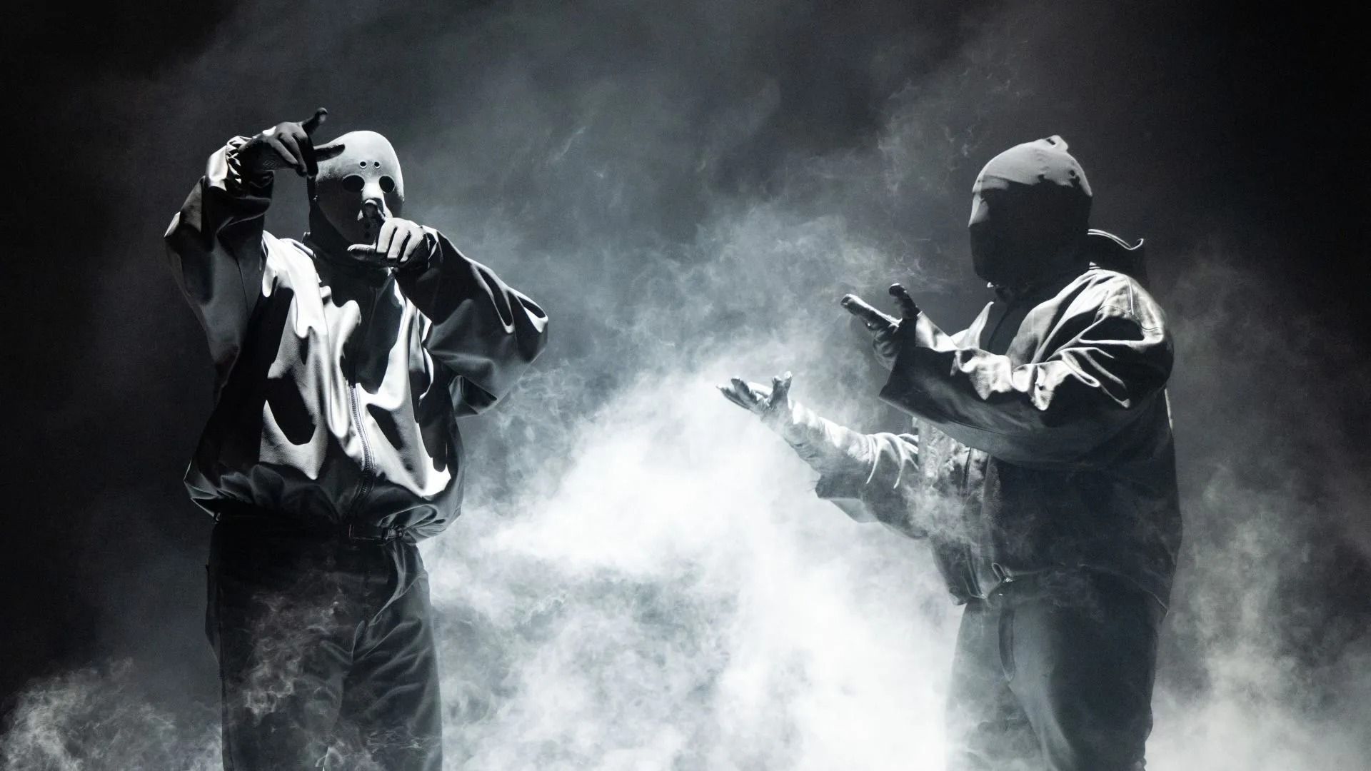 Kanye West &amp; Ty Dolla $ign perform onstage during the &quot;Vultures 1&quot; playback concert during Rolling Loud 2024 - Source: Getty