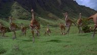 Gallimimus stampede sequence in Jurassic Park | Image via Apple TV