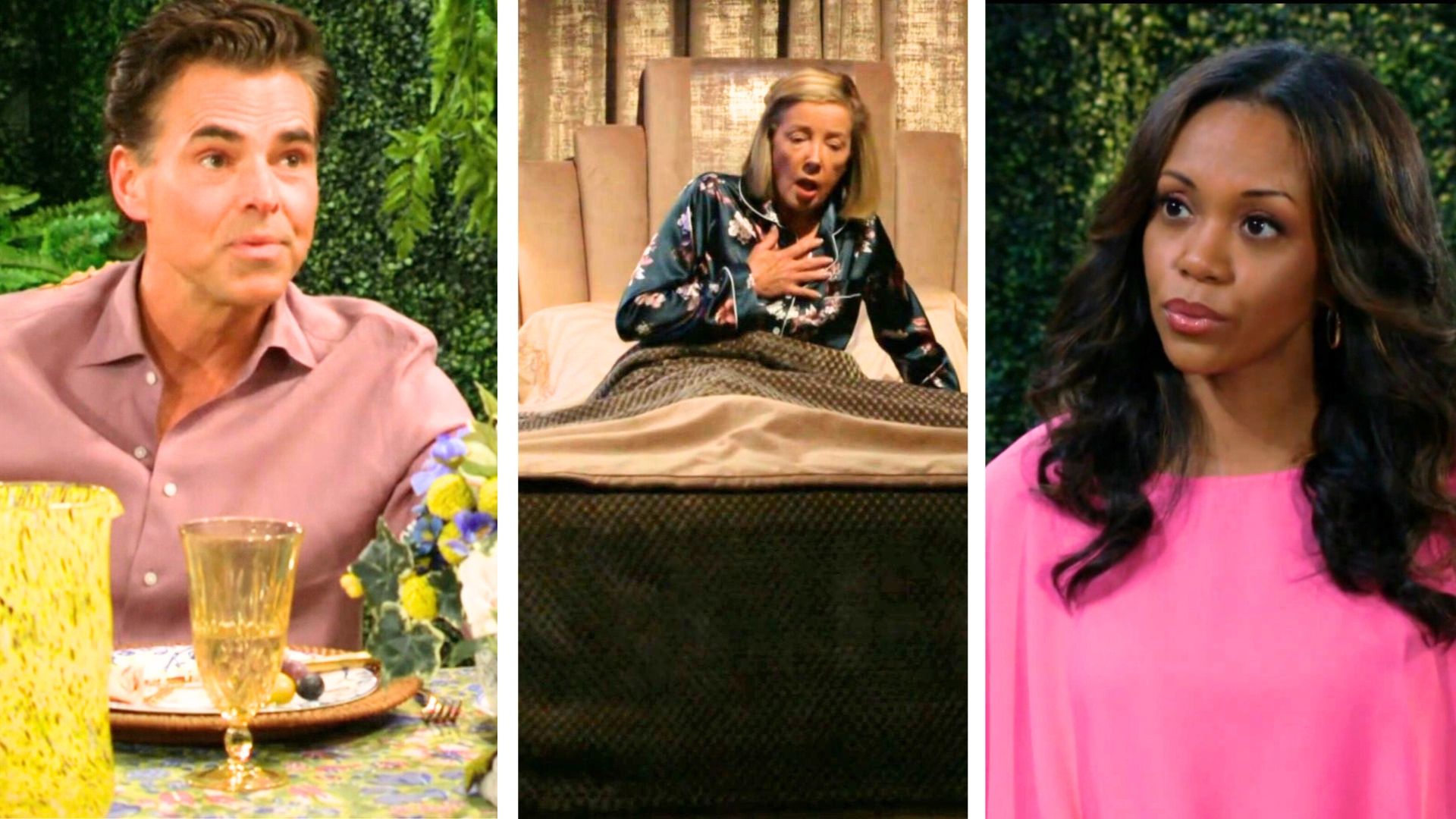 Billy (Jason Thompson) was cold, Nikki (Melody Thomas Scott) was scared, and Amanda (Mishael Morgan) kept her cool on The Young and the Restless | Image: CBS