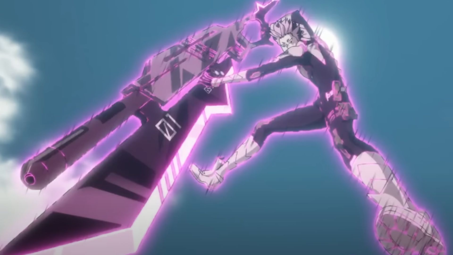 A new character with a new weapon in the series (Image Source: Production I.G.)