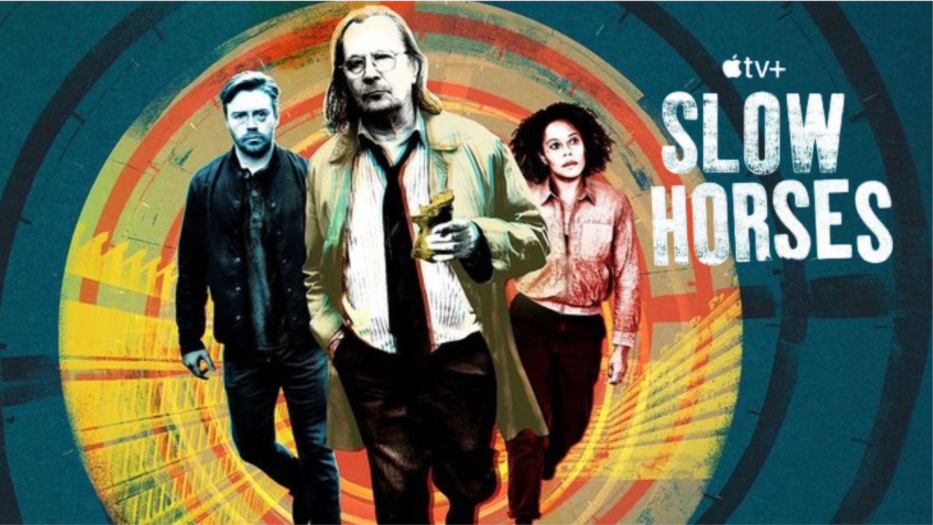 Promotional poster for Slow Horses | Image via Apple TV+