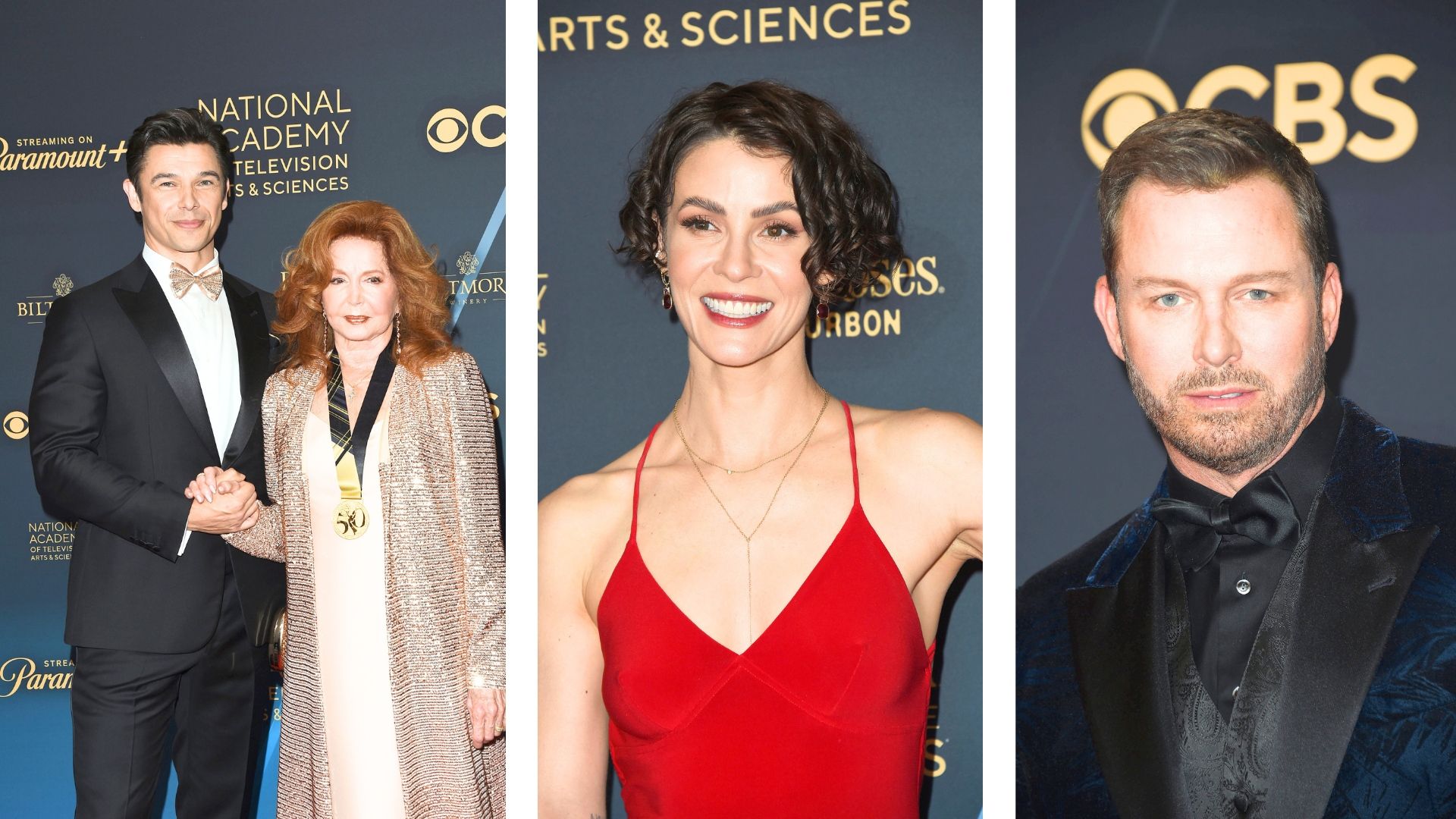 Paul Telfer (Xander) escorted Suzanne Rogers (Maggie) to the Daytime Emmys last year. This year, he and Days of our Lives co-stars Linsey Godfrey (Sarah) and Eric Martsolf (Brady) are going as nominees | Image: JPI