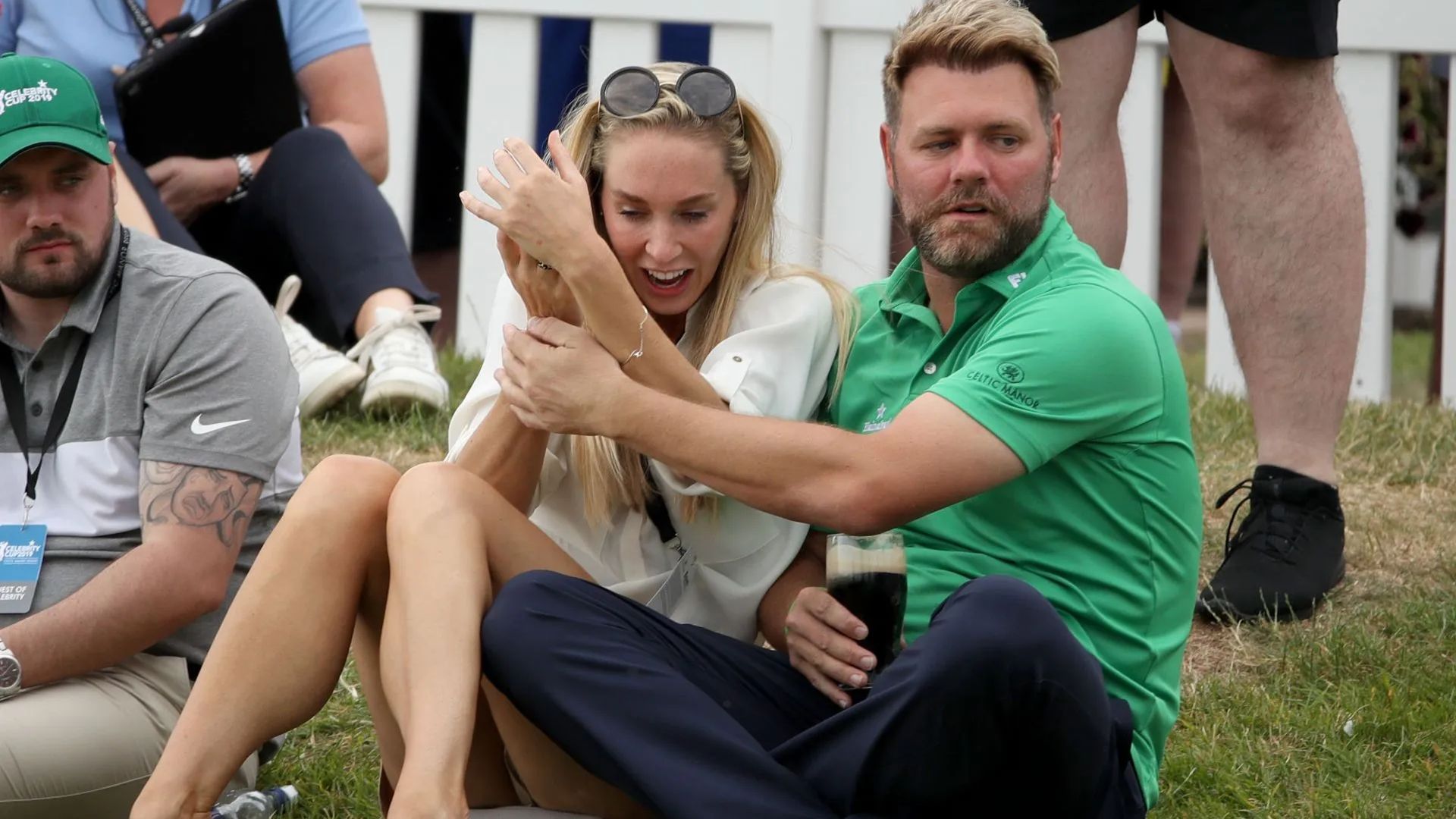 Brian McFadden and  Danielle Parkinson