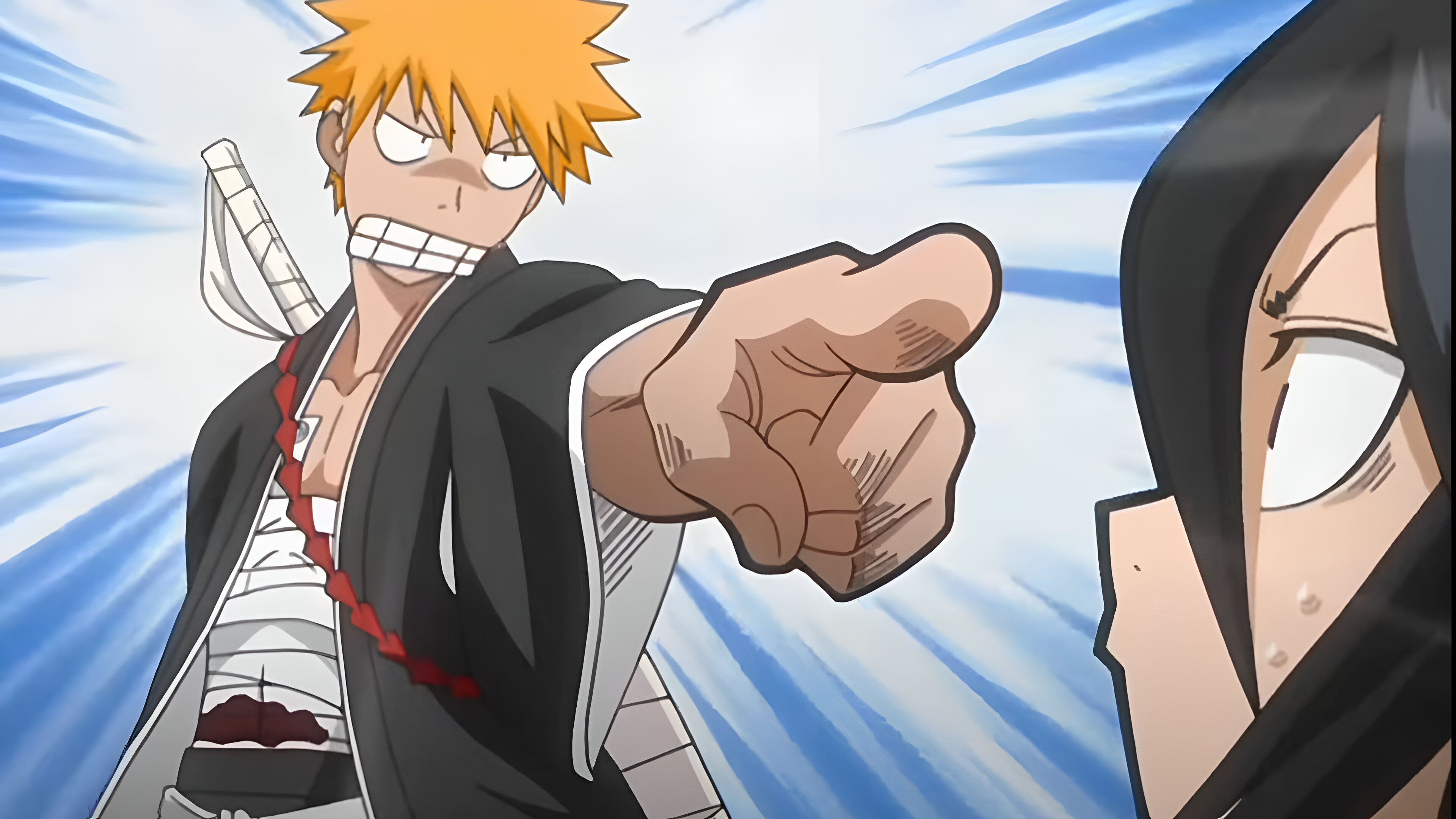 Ichigo and Rukia as seen in Bleach