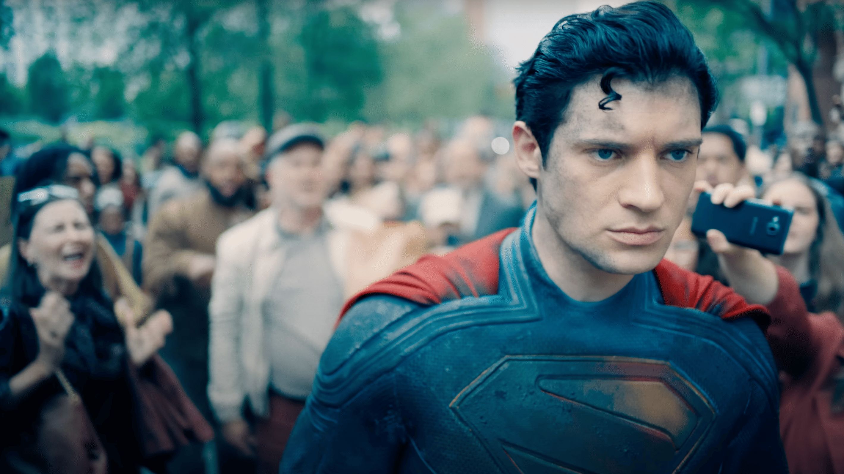 A still from Superman (Image via YouTube/DC)