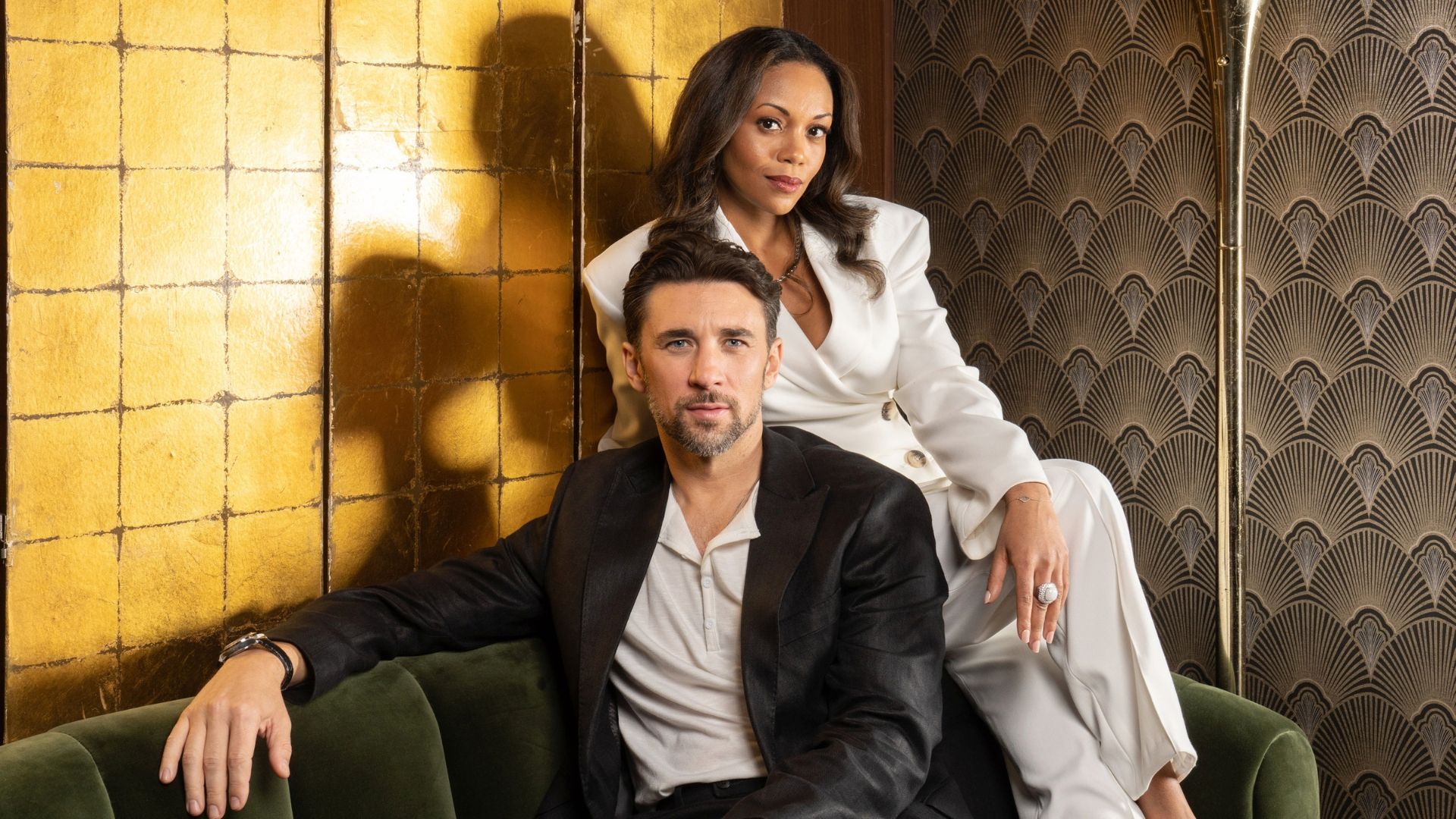 What does Amanda (Mishael Morgan) truly know about Cane (Billy Flynn) on The Young and the Restless | Image: JPI