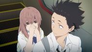 Nishimiya and Shouya as seen in anime (Image credit: Kyoto Animation)