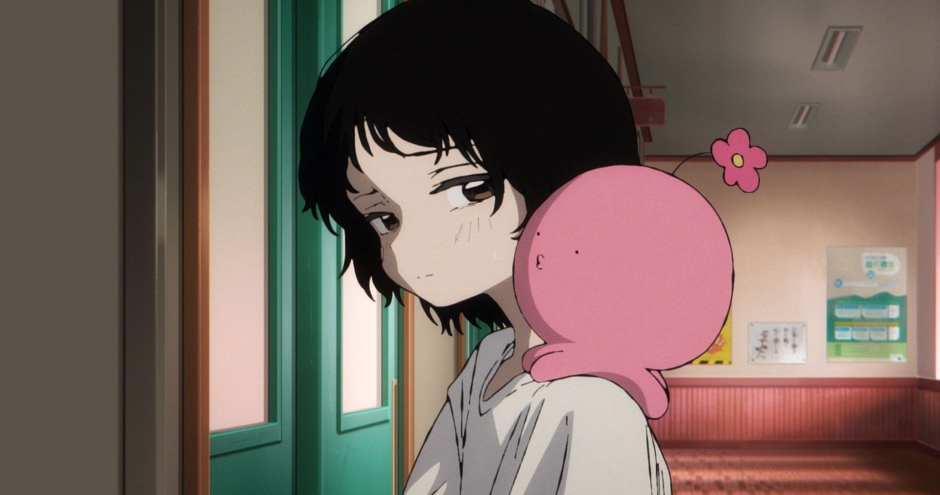 A still image from Takopi anime 
