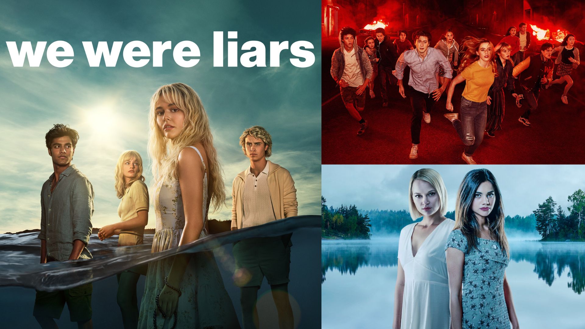 TV shows like We Were Liars | Images via Netflix and Prime Video