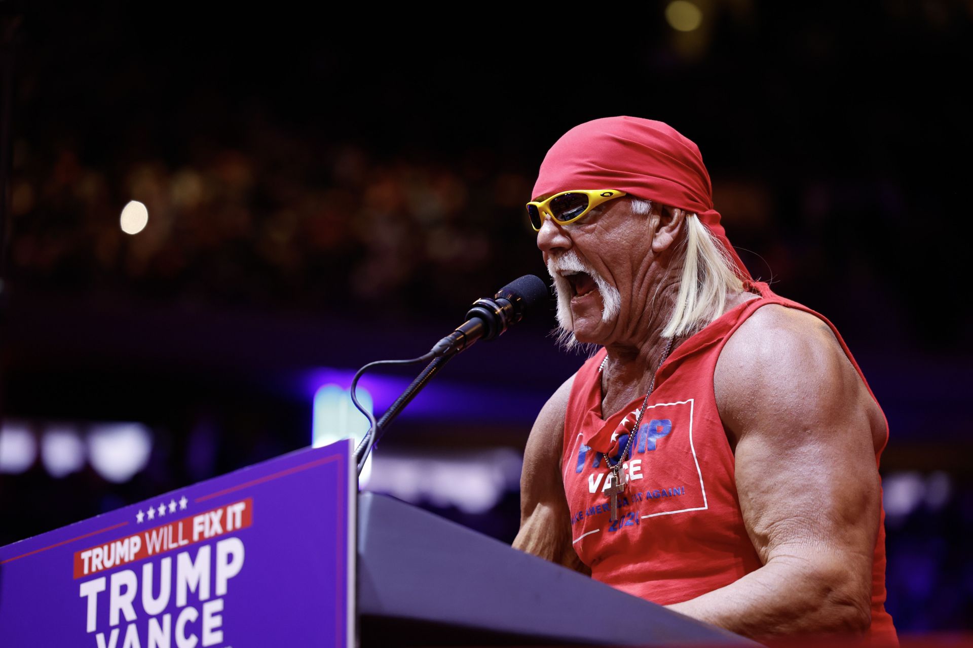 Donald Trump Holds Campaign Rally At Madison Square Garden In NYC - Source: Getty