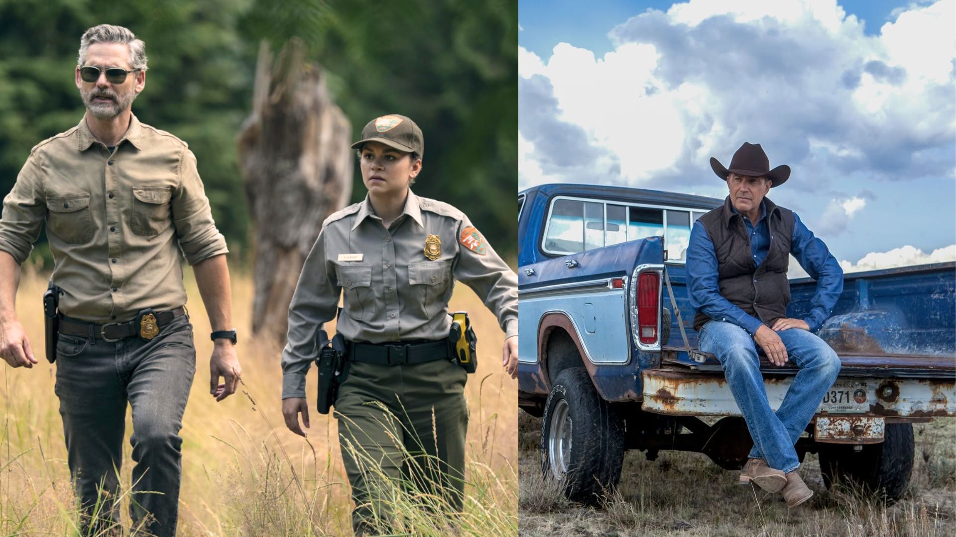 Is Untamed on Netflix the perfect Yellowstone replacement? (Images via Netflix and Instagram/@yellowstone)