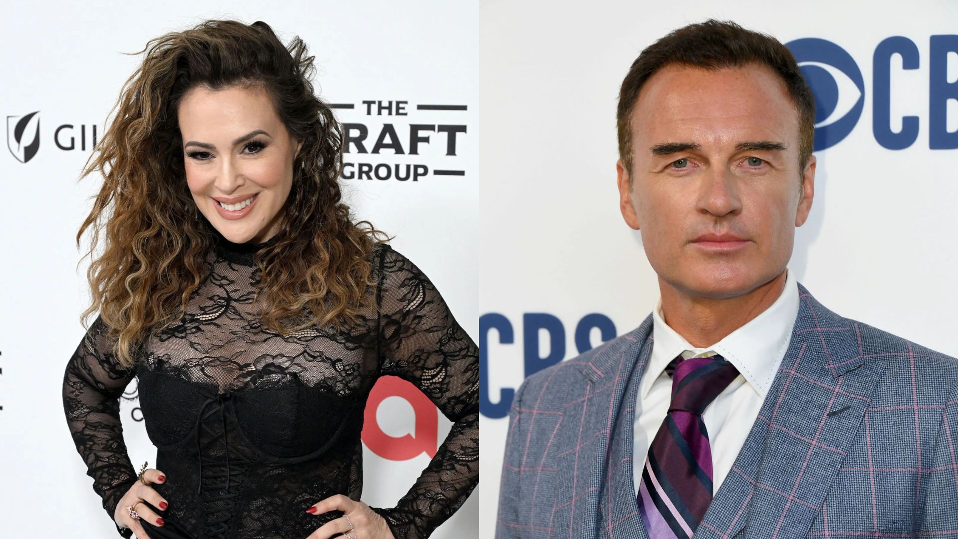 Alyssa Milano mourns Julian McMahon&rsquo;s death (Images via Getty)