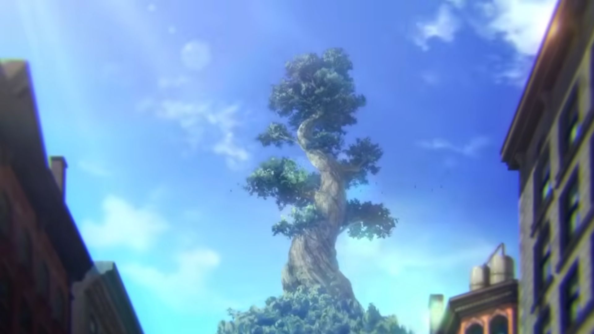 The giant tree shown in the anime (Image Source: MAPPA Studio)