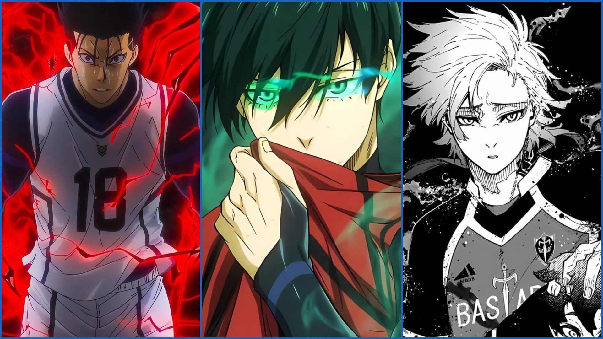 Barou, Rin, and Kaiser, as seen in the show (Image Credit: Studio Eight Bit and Shueisha)