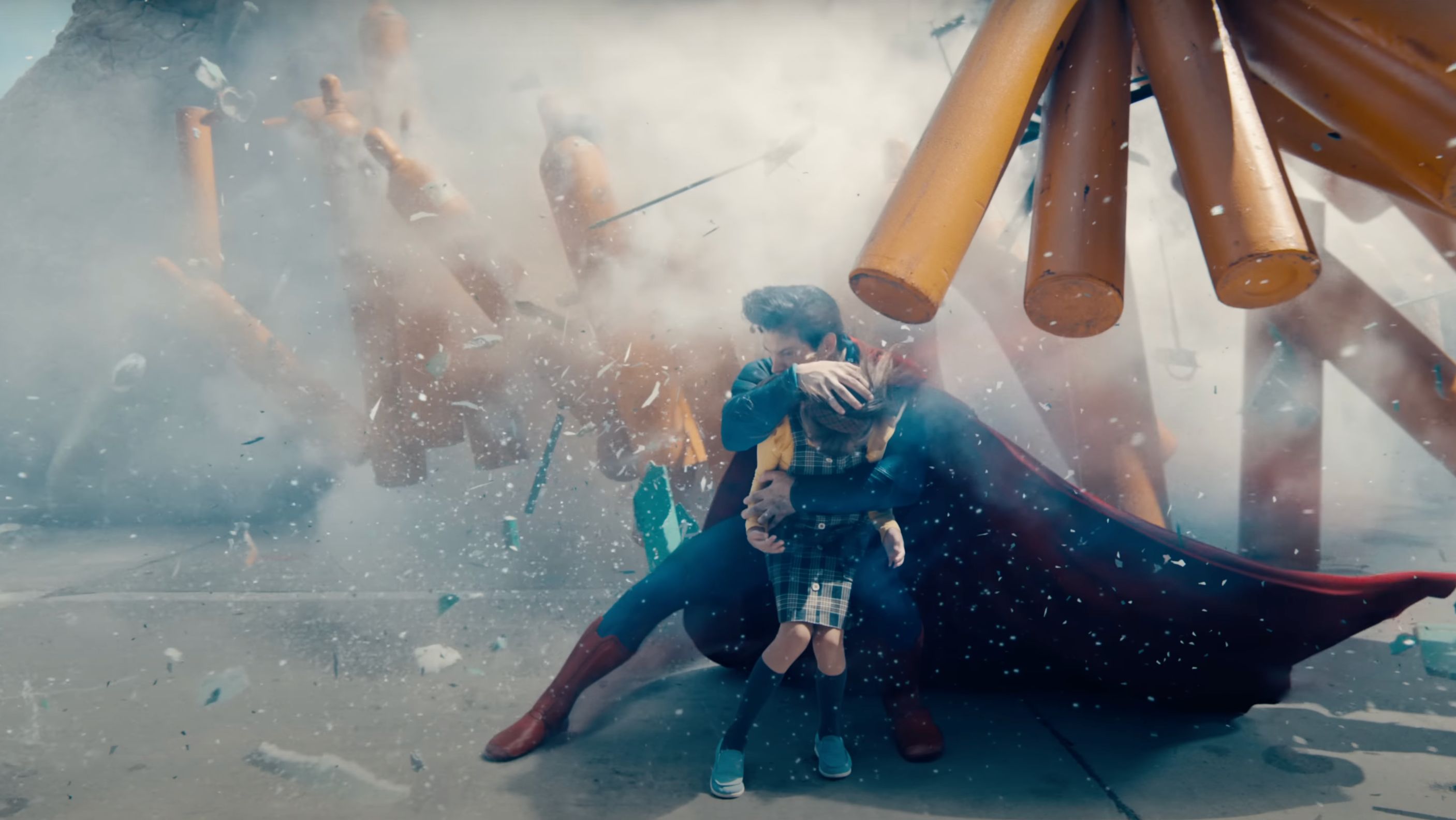 A still from Superman (Image via YouTube/DC)
