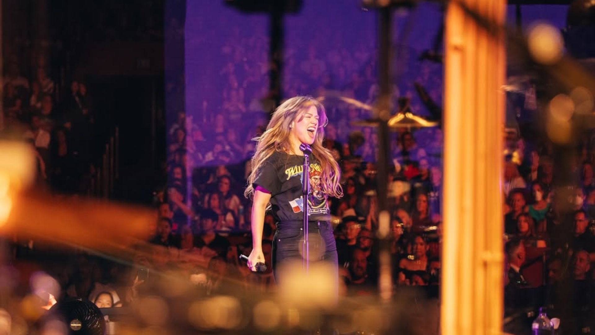 Kelly Clarkson at a concert in Las Vegas (Image via Instagram/kellyclarkson)