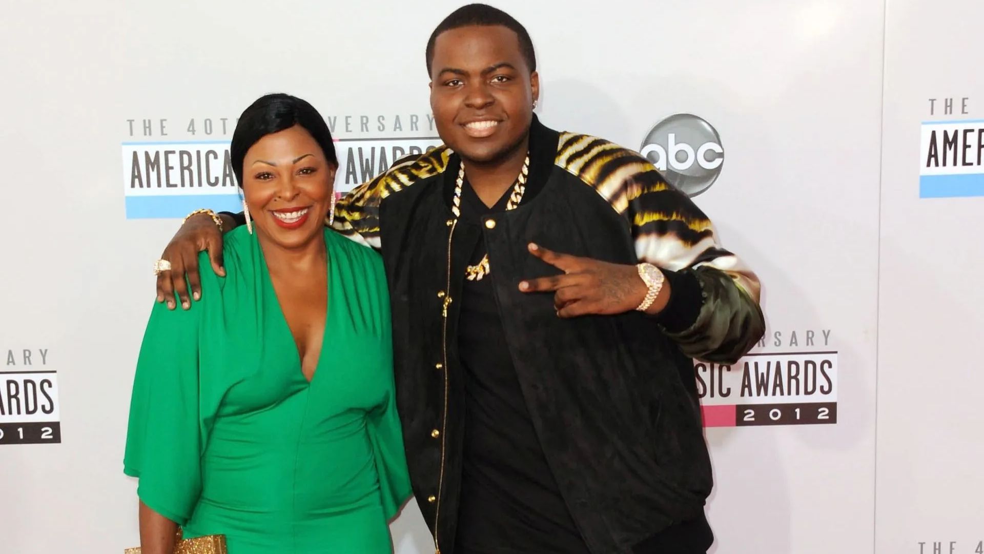 Sean Kingston and his mother, Janice Turner (Getty via Soap Central CMS - Resized on Canva)