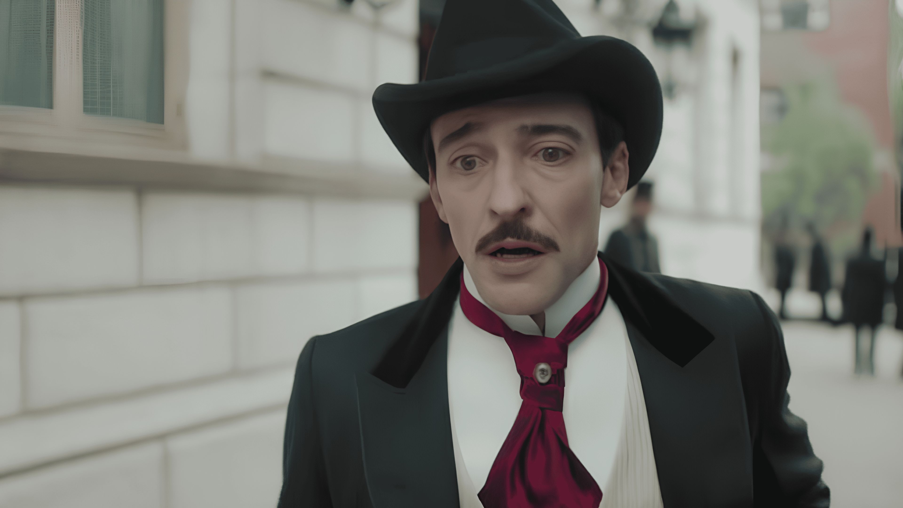 Oscar Van Rhijn on The Gilded Age. (Image Via. @gildedagehbo, instagram)