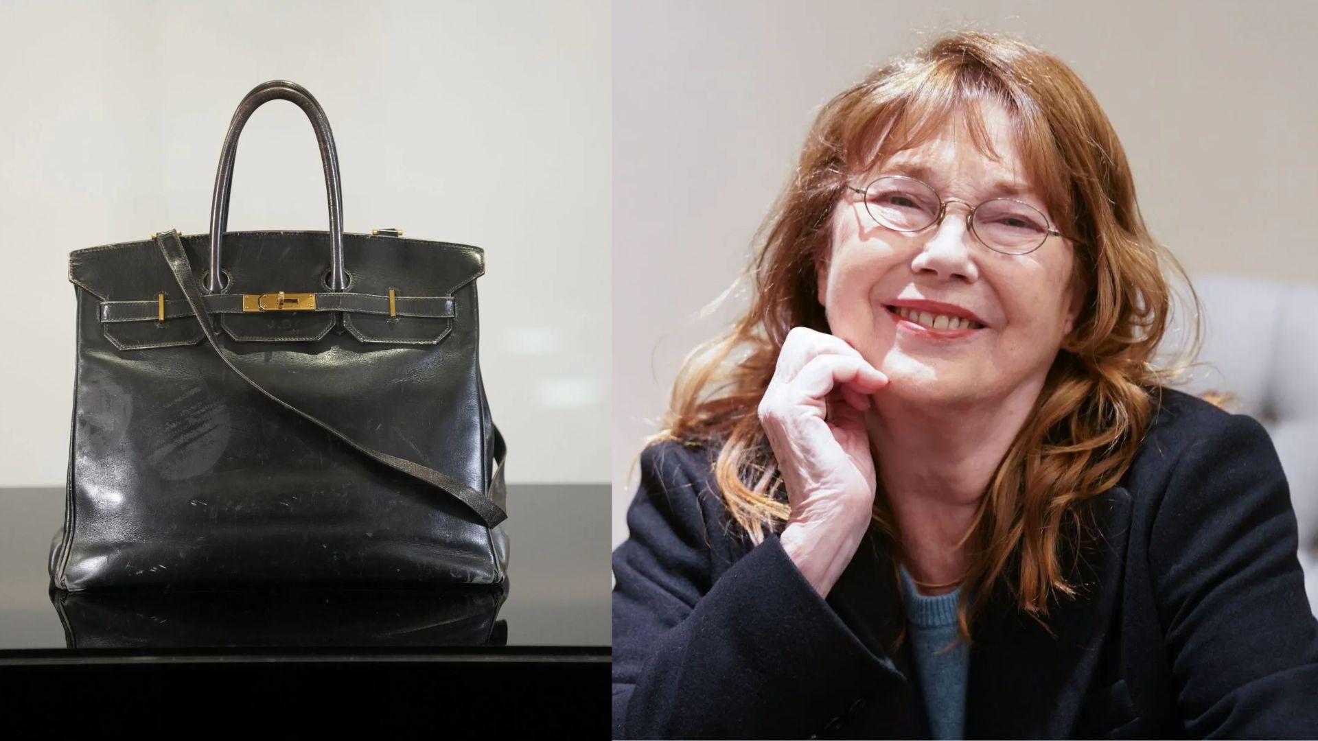 Jane Birkin, the woman who inspired the first Herm&egrave;s Birkin bag (Getty via Soap Central CMS - Resized on Canva)